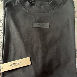 Essentials Fear of God Black T-Shirt